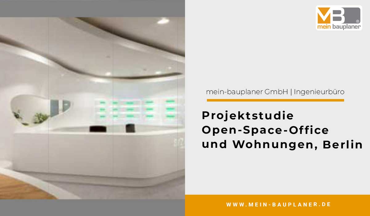 Projektstudie Open-Space-Office und Wohnungen, Berlin 1
