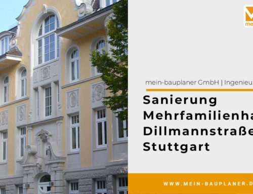 Sanierung Mehrfamilienhaus Dillmannstraße in Stuttgart