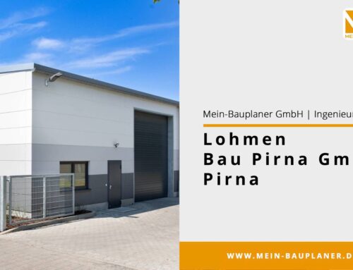 Lieferung und Montage einer Lagerhalle mit Büro in 01796 Pirna